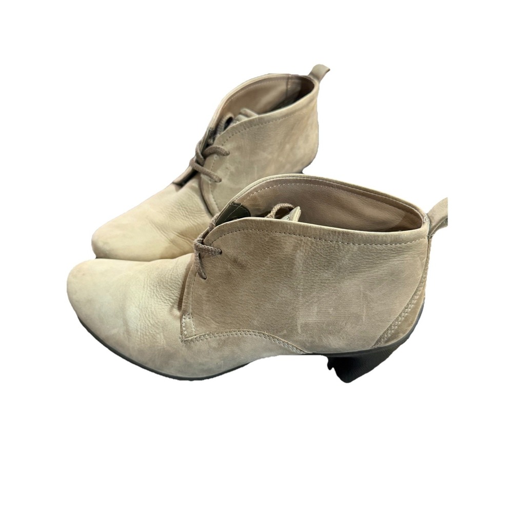 Ecco Amber Sculptured Ankle Casual Boot Womens‎ Size 7.5 38 Gray Black